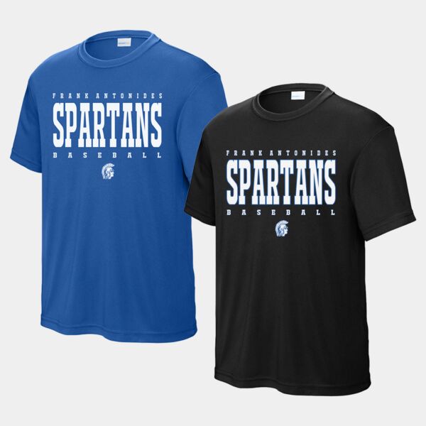 Youth Spartans Baseball 2 Shirt Bundle Thumbnail