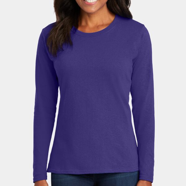 Ladies Long Sleeve Core Cotton Tee Thumbnail