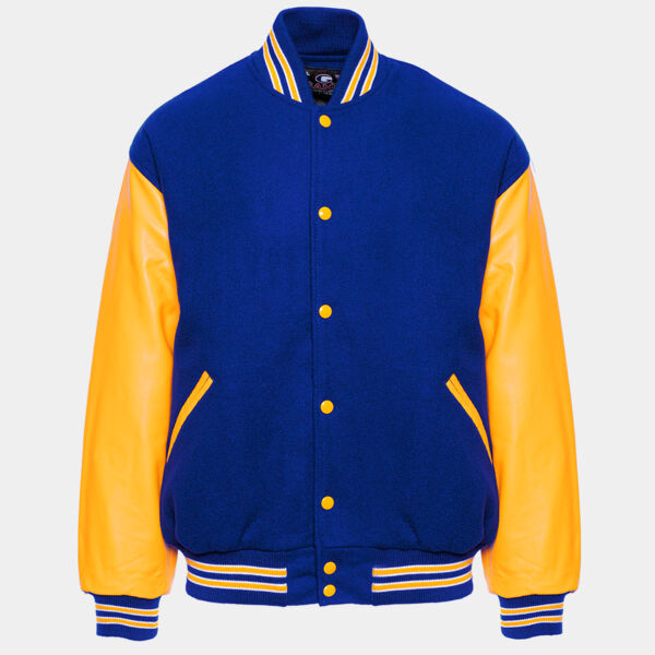 America's Finest Varsity Wool Leather Jacket Thumbnail